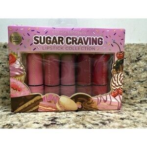 Beauty Concepts Sugar Craving Lipstick Collection 5 Pieces Multicolor New NIB